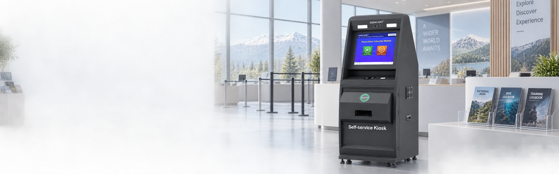 P65sk Large-Format Event Card Kiosk
